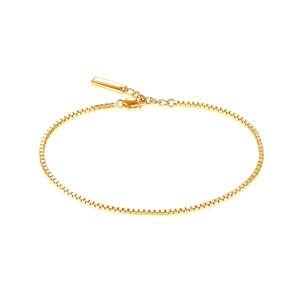 OLIVIE Strieborný náramok BOX GOLD 8065 Ag 925; ≤0,50 g.