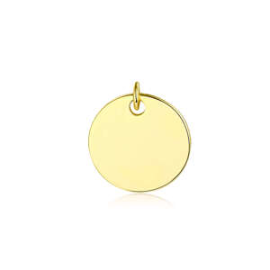 OLIVIE Strieborný prívesok KRUH GOLD 8081 Ag 925; ≤1,9 g.