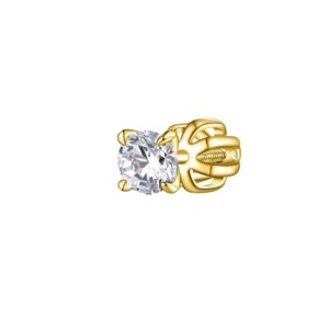 Olivie Strieborná 4mm náušnica PIPPI GOLD 1 ks 8764 Ag 925; ≤0,5 g.