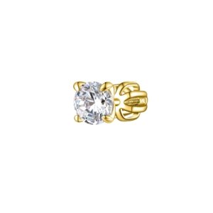 Olivie Strieborná 5mm náušnica PIPPI GOLD 1 ks 8765 Ag 925; ≤0,6 g.