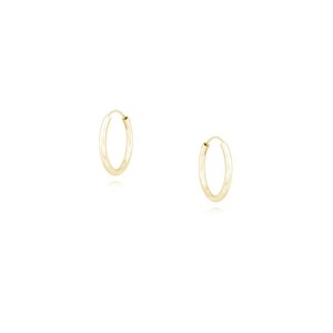 OLIVIE Stříbrný 12mm KROUŽEK GOLD 1 ks 8785 Ag 925; ≤0,2 g.
