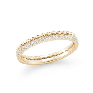 OLIVIE Stříbrný dvojitý prstýnek GOLD 8848 Veľkosť prsteňov: 5 (EÚ: 49 – 50) Ag 925; ≤1,8 g.