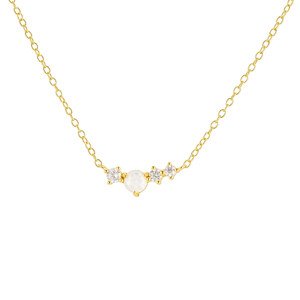 OLIVIE Strieborný náhrdelník s opálom GOLD 8866 Ag 925; ≤1,8 g.