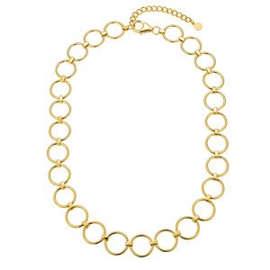 OLIVIE Strieborný krúžkový náhrdelník GOLD 8952 Ag 925; ≤24,5 g.