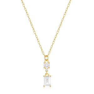 OLIVIE Strieborný náhrdelník DIANA GOLD 9067 Ag 925; ≤1,5 g.