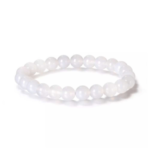 OLIVIE Náramok 8mm MESAČNÝ KAMEŇ 9131 ≤19 g.