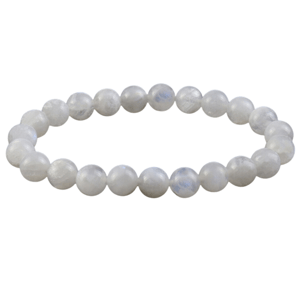 OLIVIE Náramok XL 8mm/20cm MĚSÍČNÍ KÁMEN 9177 ≤22 g.
