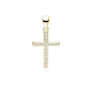 OLIVIE Strieborný prívesok KRÍŽOK GOLD 9206 Ag 925; ≤1 g.