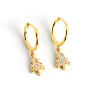 Olivie Strieborné náušnice STROMEČEK GOLD 9259 Ag 925; ≤1,3 g.