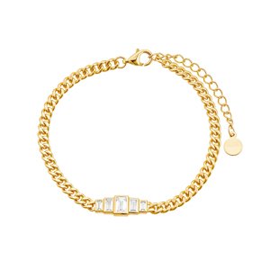 Olivie Stříbrný náramek 16+4cm GOLD 9367 Ag 925; ≤5,5 g.