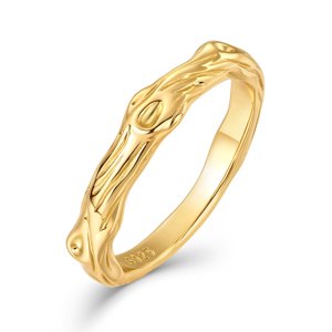 Olivie Stříbrný prsten VĚTVIČKA GOLD 9437 Velikost prstenů: 10 (EÚ: 62-64) Ag 925; ≤2,9 g.