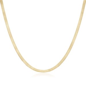Olivie Stříbrný plochý 45cm náhrdelník GOLD 9510 Ag 925; ≤5,7 g.