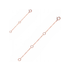 Olivie Dva prodlužovací stříbrné řetízky ROSE 9665 Ag 925; ≤0,6 g.
